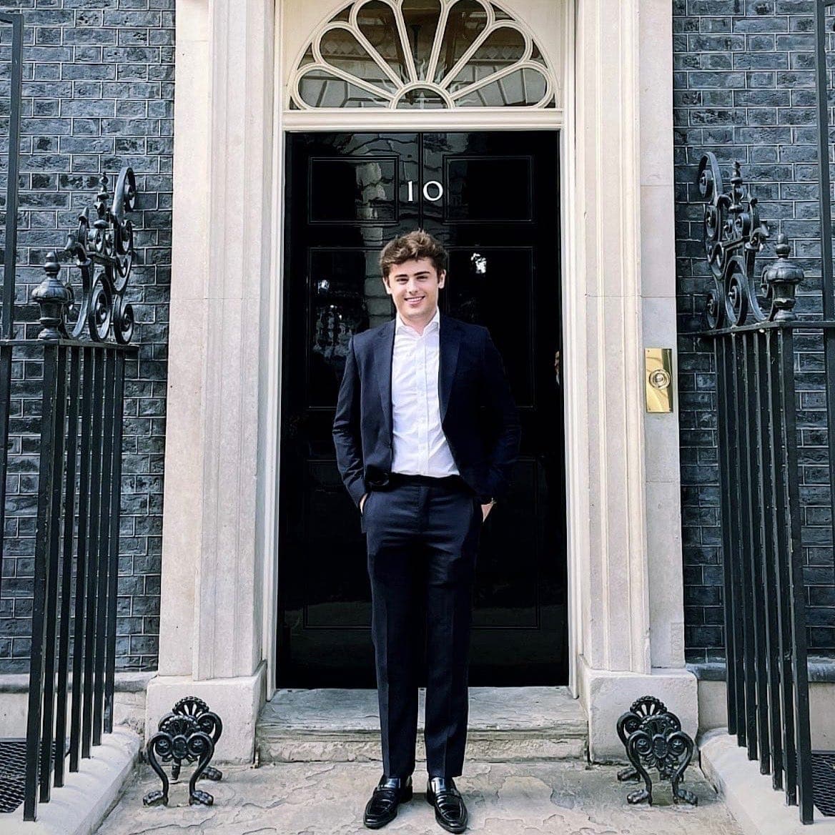Joe Seddon outside 10 Downing Street