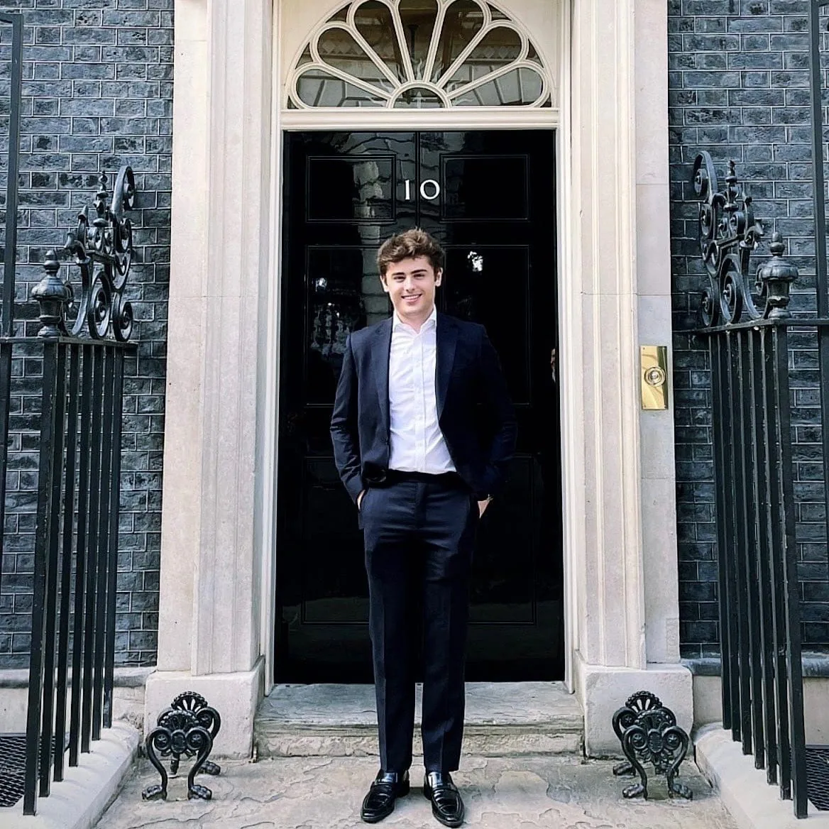 Joe Seddon outside 10 Downing Street